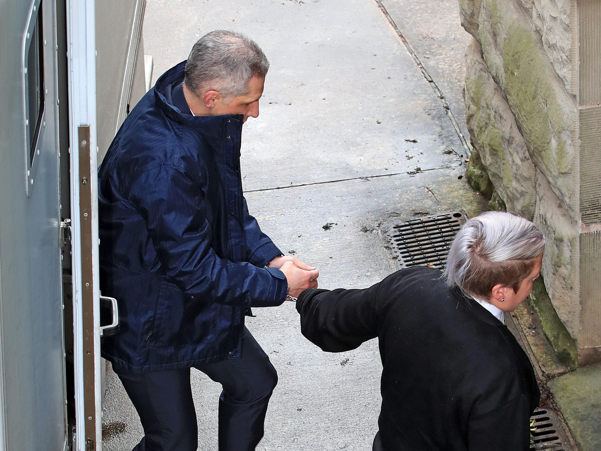 Darren McKie, arriving at Chester Crown Court, was found guilty of murder