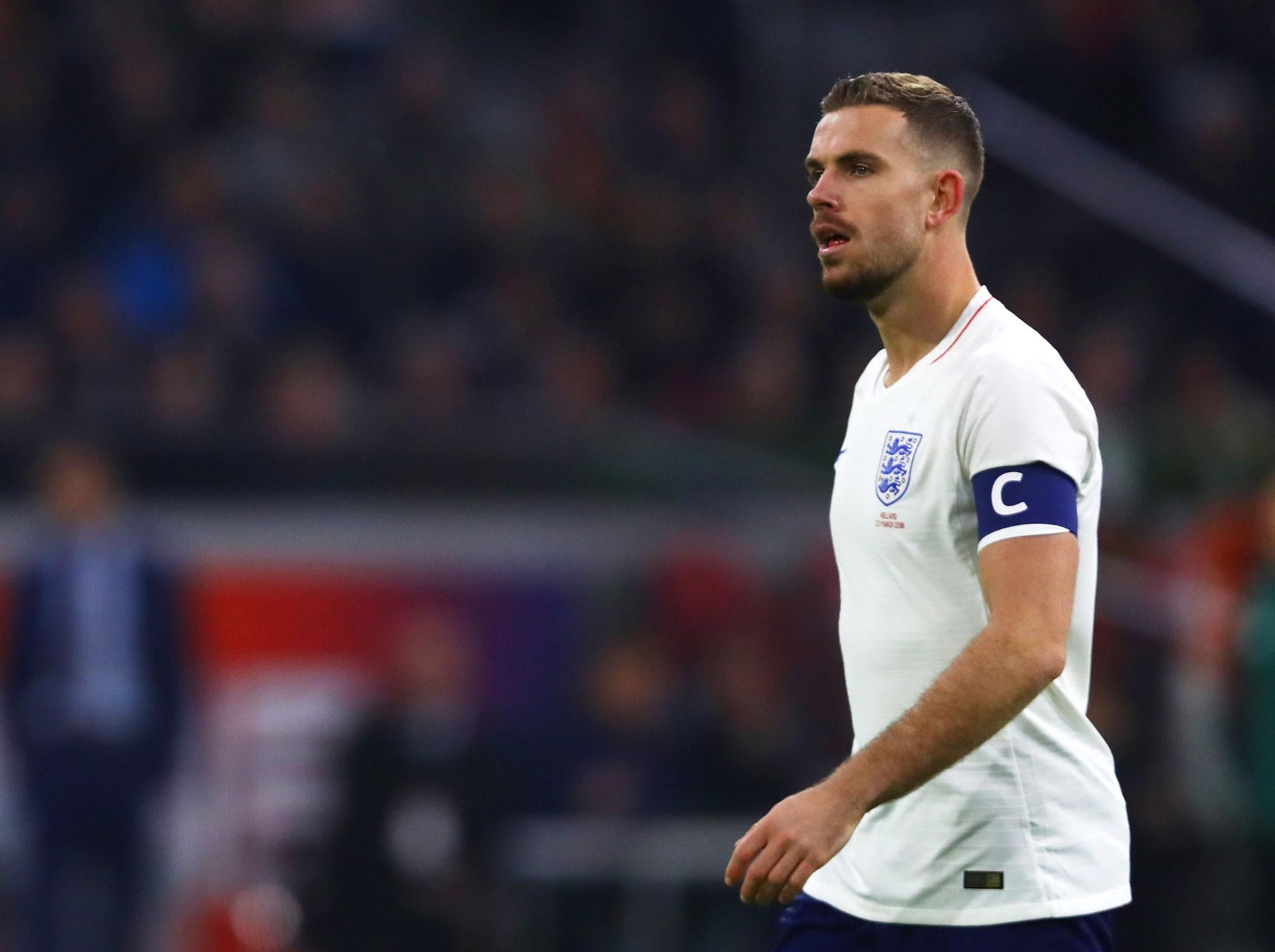 Jordan Henderson captained England against Netherlands