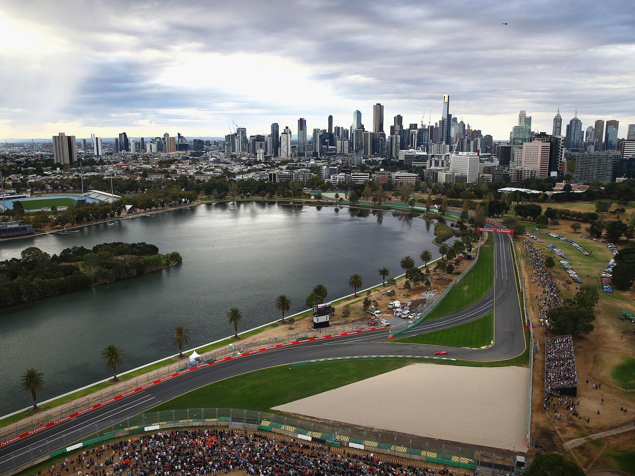 A general view of Melbourne’s Albert Park