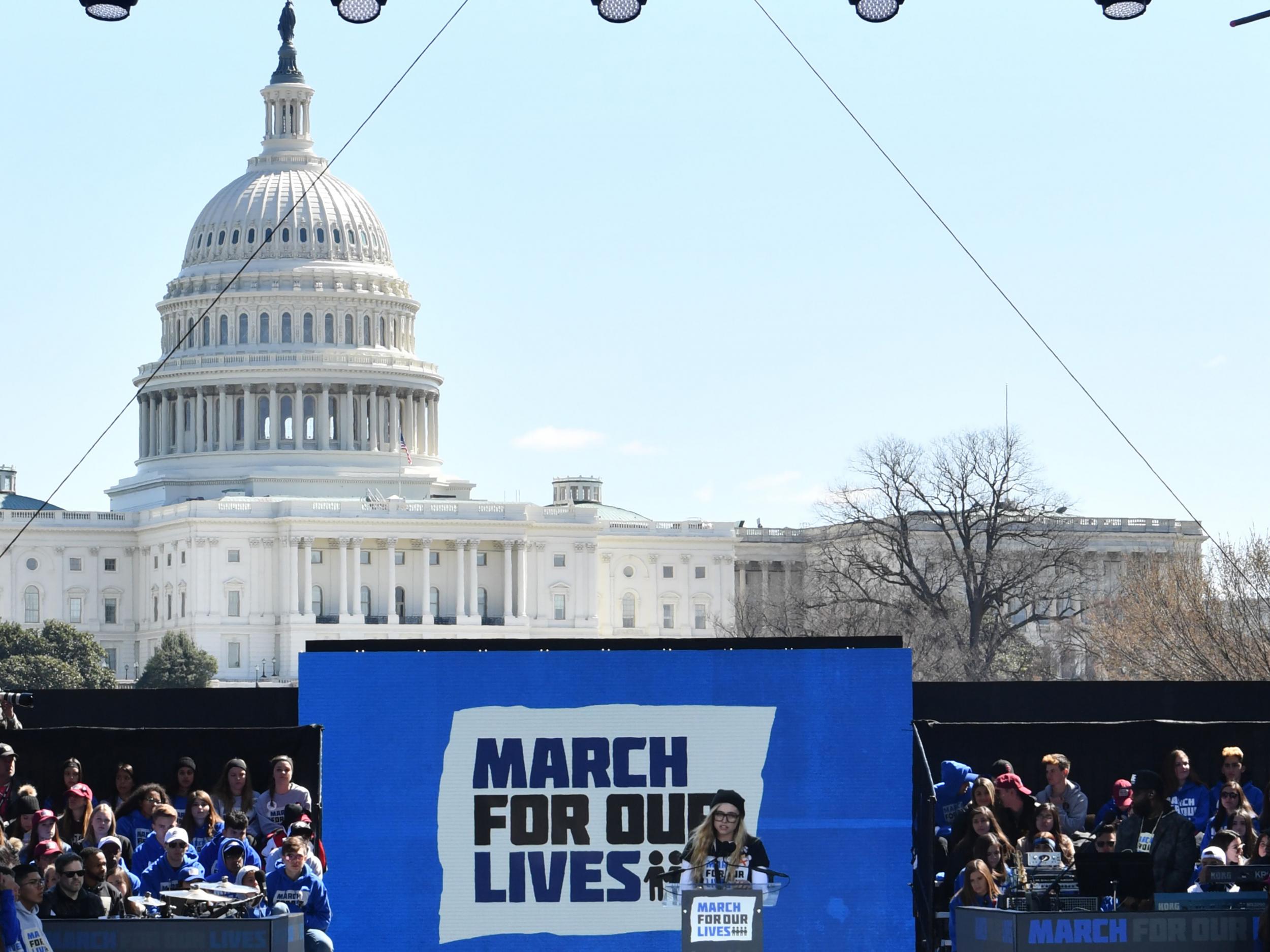 The students previously organized a massive rally in Washington to protest gun violence in March