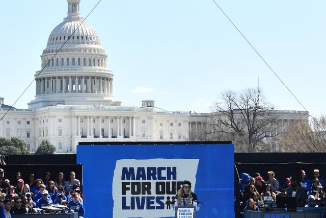 The students previously organized a massive rally in Washington to protest gun violence in March