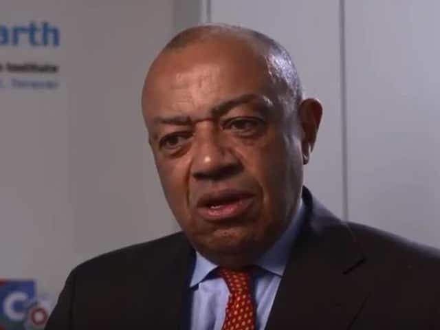 Lord Boateng (pictured) and the Angolan banker Alvaro Sobrinho are both trustees of the charity Planet Earth Institute