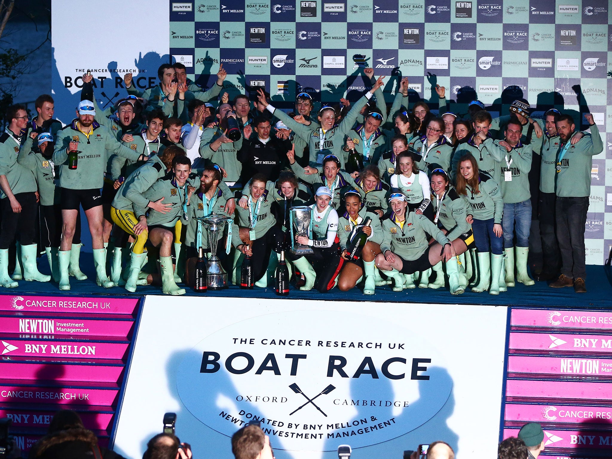 Cambridge claim clean sweep in 2018 Boat Race after men 