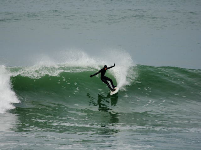 'I like my wetsuit... it keeps me warm in west Ireland and emphasises neutrality'