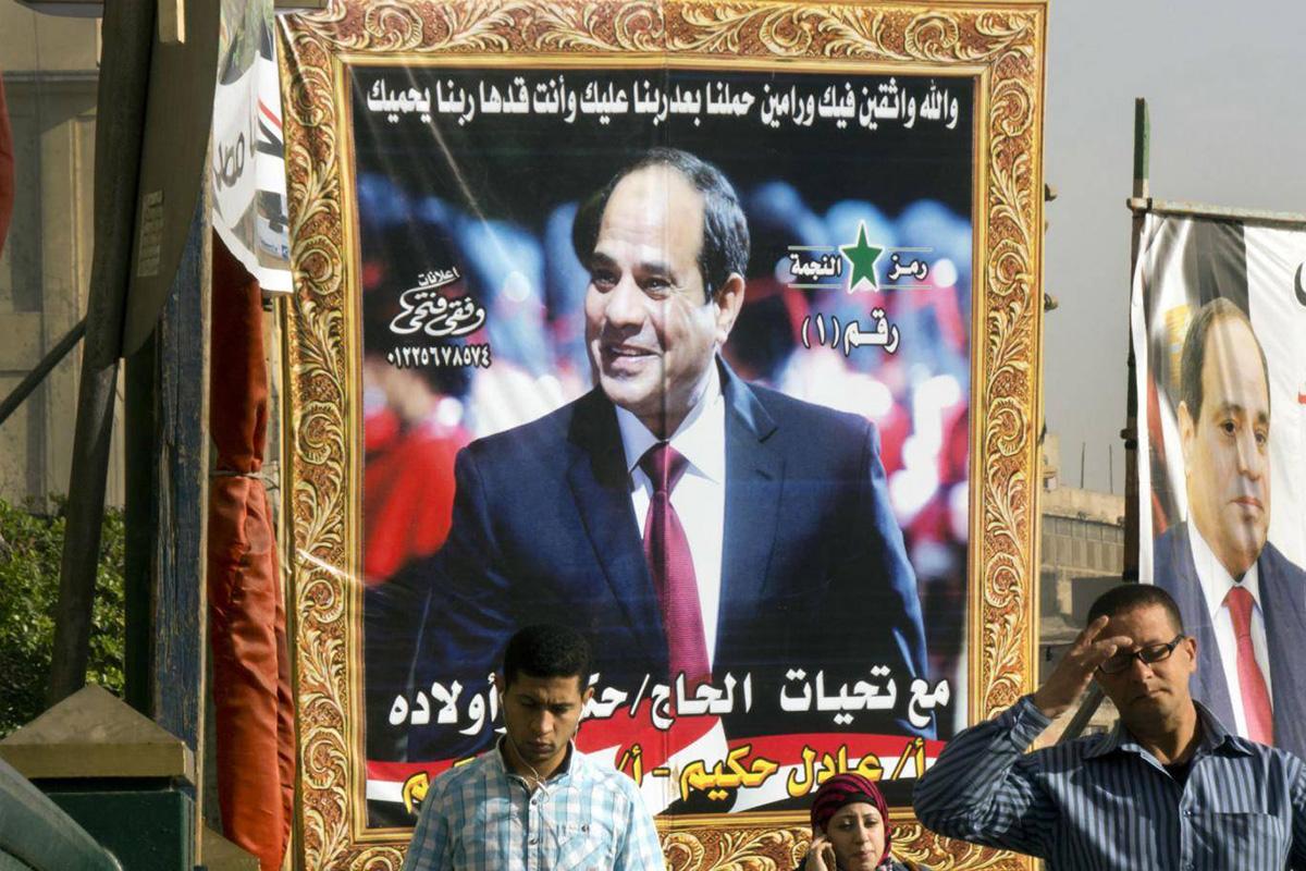 Sisi won 96.1 per cent of the vote in 2014, and he is likely to get similar numbers again
