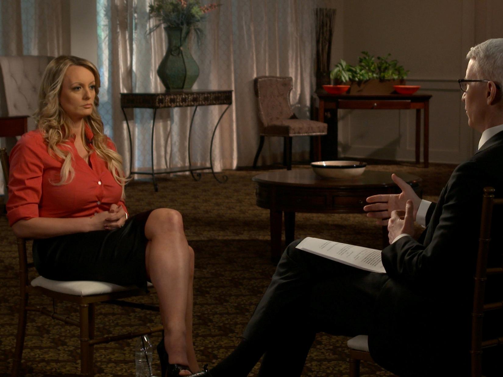 1651px x 1238px - Stormy Daniels 60 Minutes: From spanking Trump with a ...