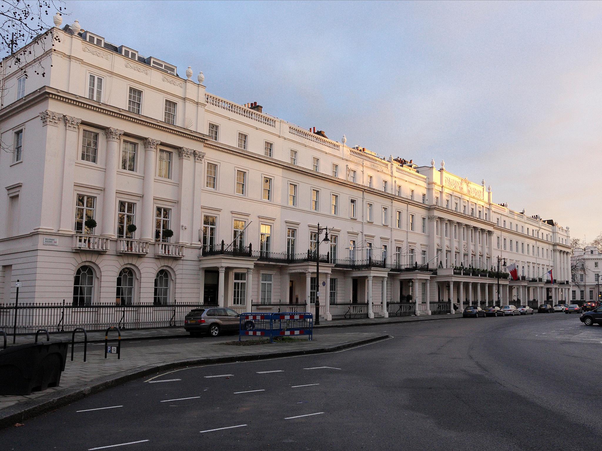 Oleg Deripaska’s 11-bedroom Regency house on Belgrave Square is seen as a symbol of acceptance by the British establishment (Alamy)