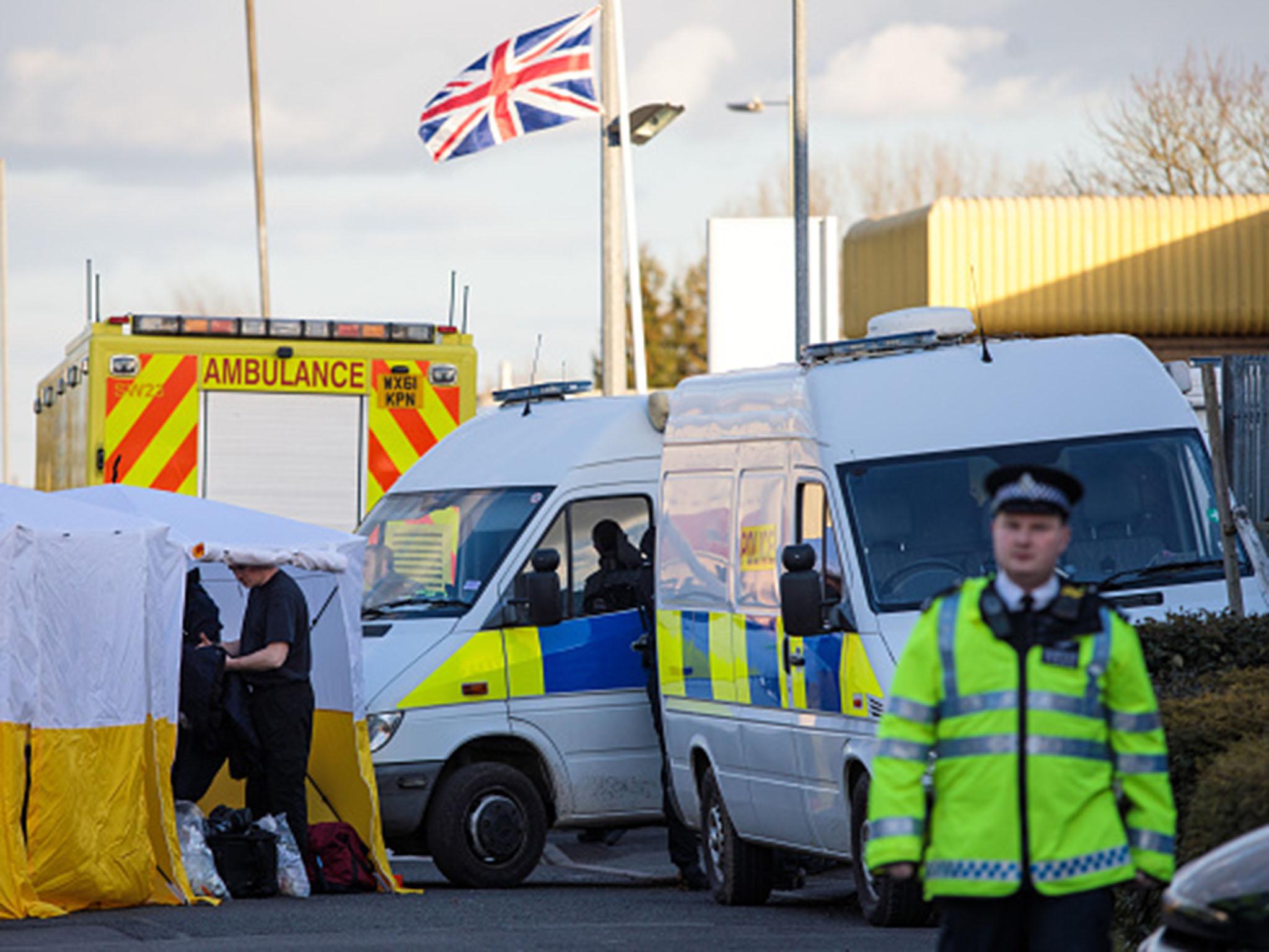 Police sealed off Mr Skripal's house in Salisbury after the attack in Salisbury