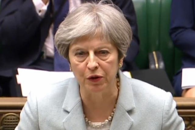 Theresa May says Russia has advanced 21 different arguments in an attempt to distance itself from the attack