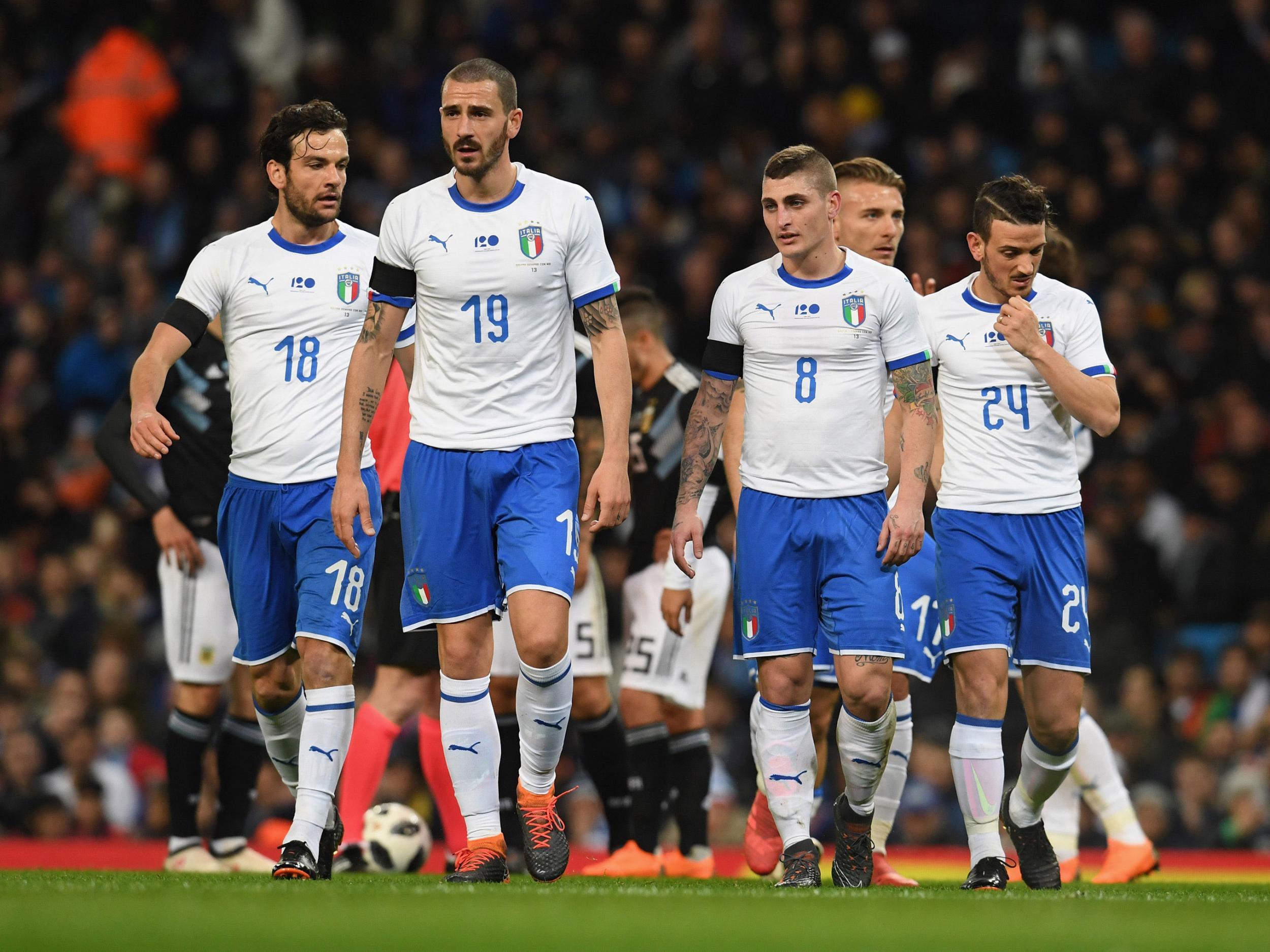 Italy are looking to bounce back from the disappointment of missing the World Cup this summer