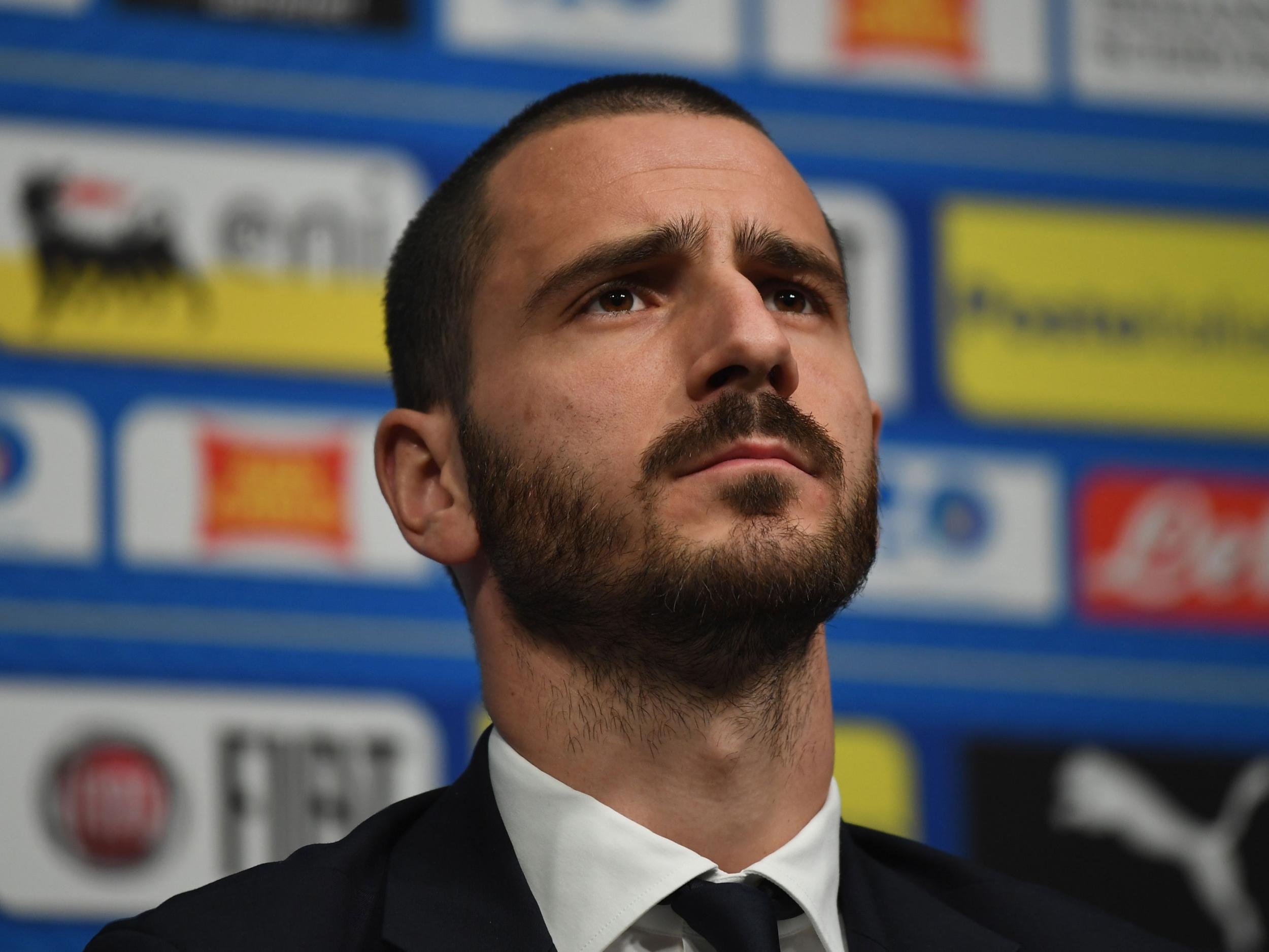 Bonucci will line up against England at Wembley