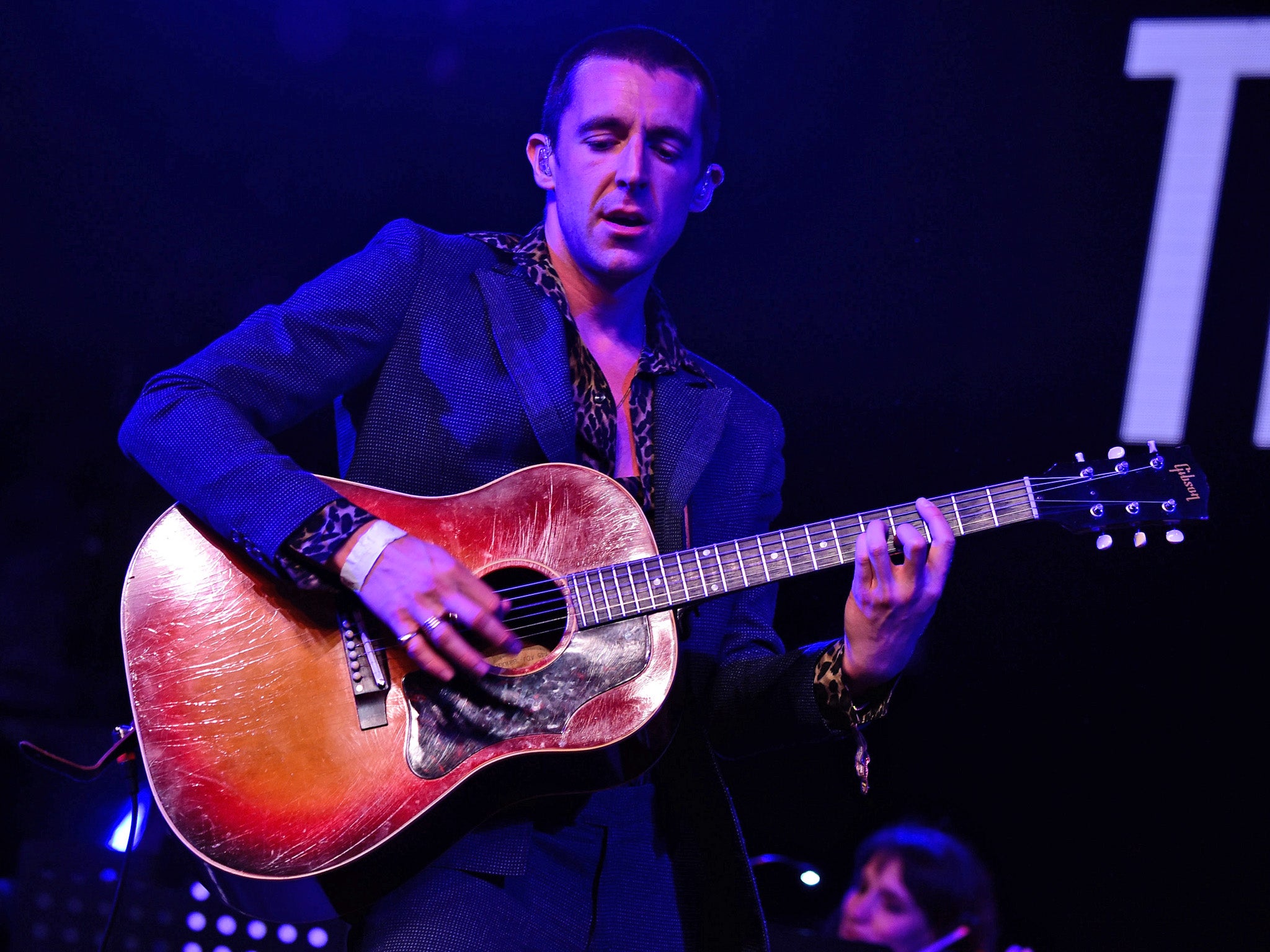 Miles Kane performs with The Last Shadow Puppets at Coachella
