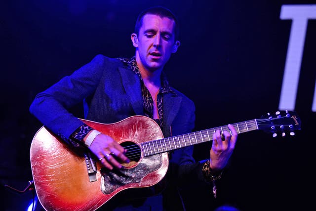 Miles Kane performs with The Last Shadow Puppets at Coachella