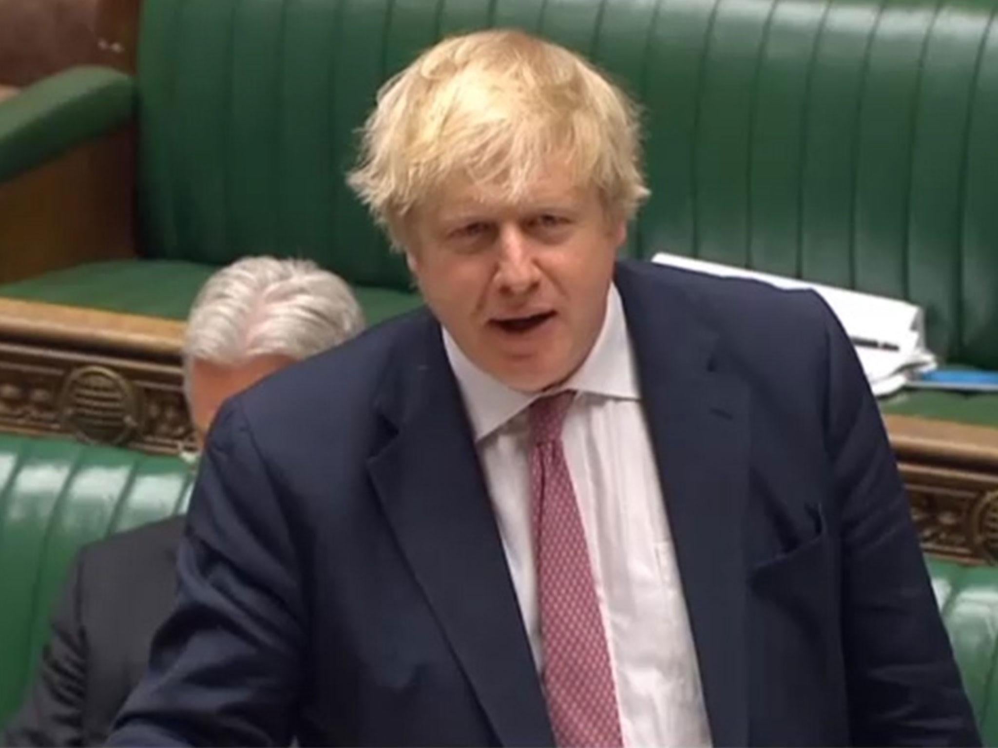 Boris Johnson apologises after being admonished for calling Emily Thornberry 'Lady Nugee'