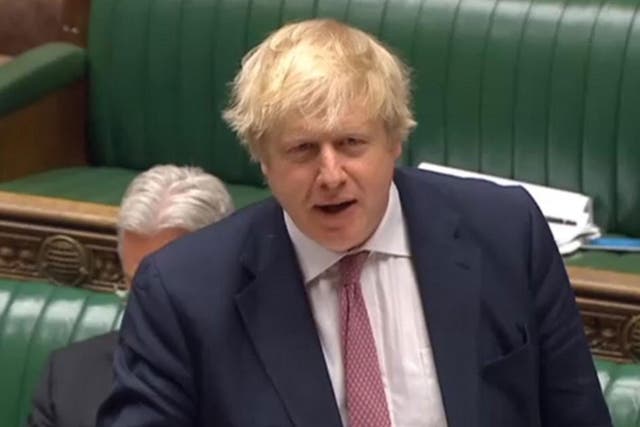 Boris Johnson apologises after being admonished for calling Emily Thornberry 'Lady Nugee'
