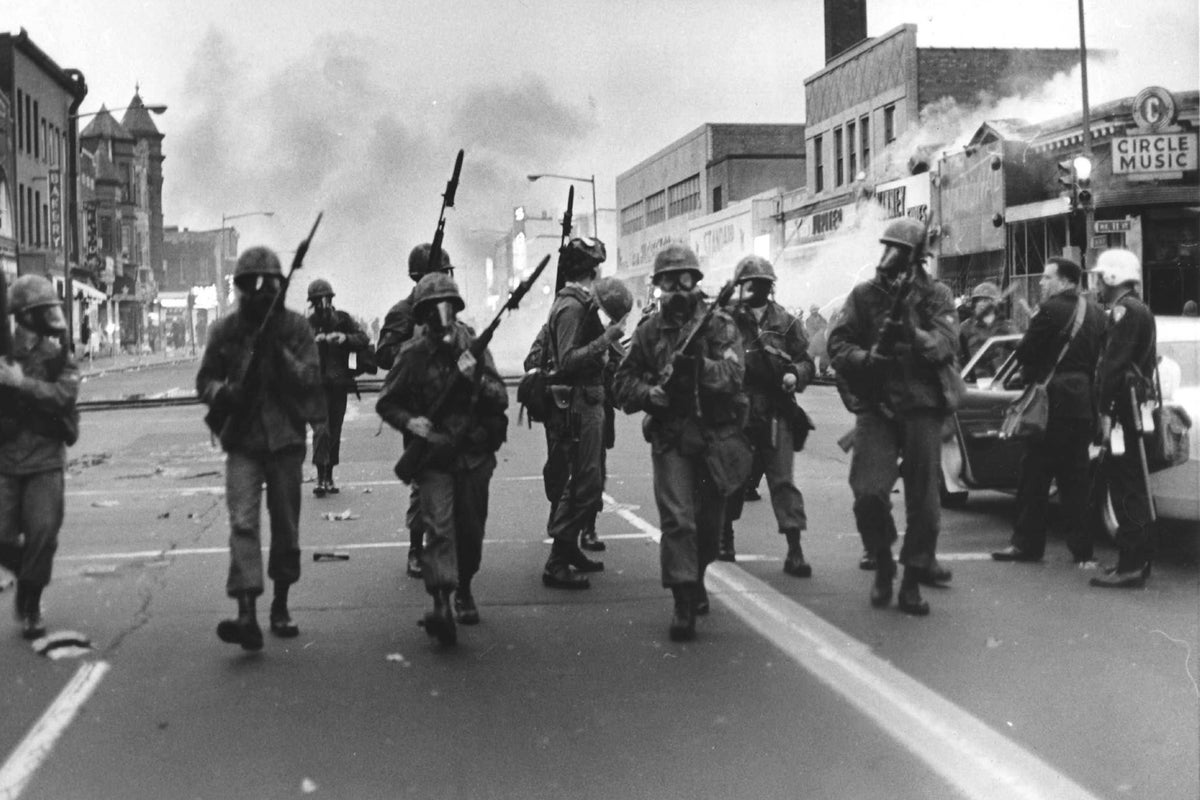 Nobody expected race riots in Washington DC until the shattering events ...