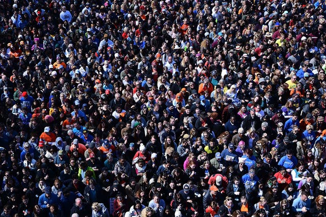 Crowds and celebrities attend the March for Our Lives Rally on March 24, 2018 in Washington, DC