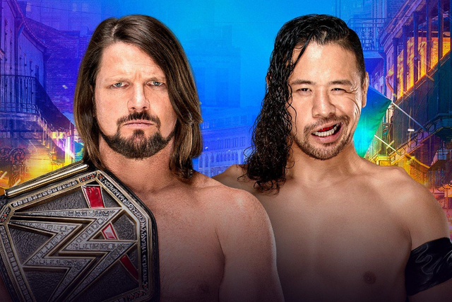 Styles will put his WWE title on the line against Nakamura