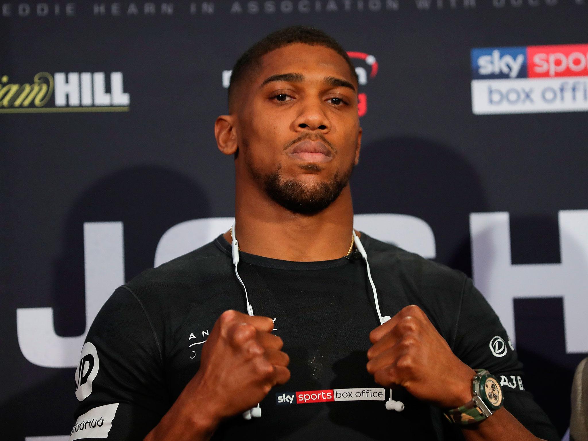 Anthony Joshua wants to fight his fellow Briton at some point in the future