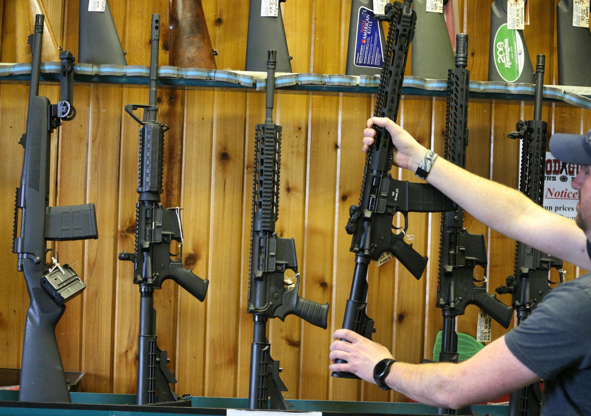 Semi-automatic AR-15's are for sale in Orem, Utah