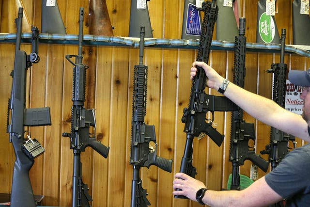Semi-automatic AR-15's are for sale in Orem, Utah
