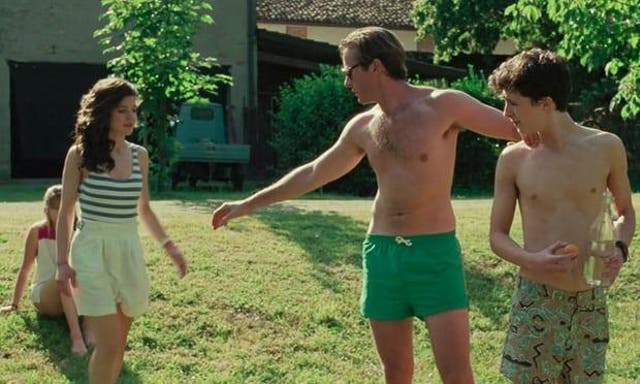 Screenwriter James Ivory suggested the scenes that showed characters Elio and Oliver before and after sex were "phony"