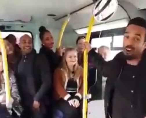 Craig David performs a surprise acoustic set for London commuters