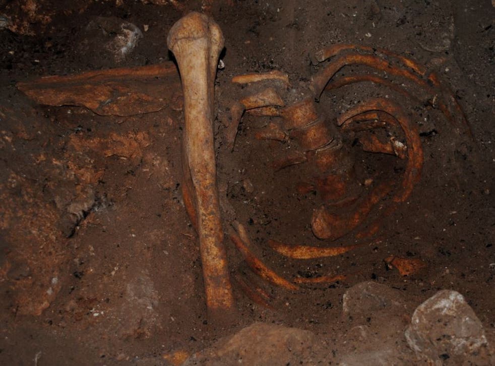 Stone Age burial remains from Taforalt Cave