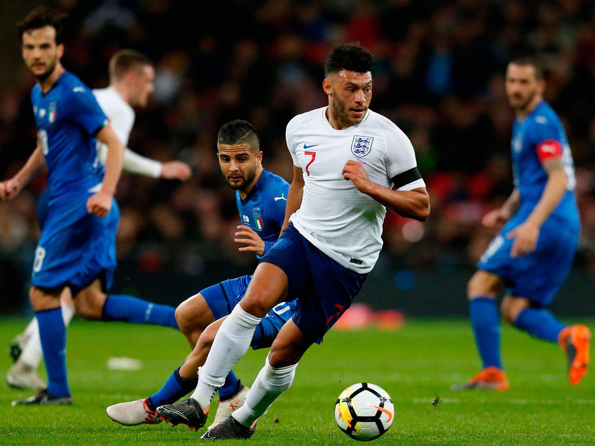Alex Oxlade-Chamberlain is back in the England team and suddenly looking like a likely starter against Tunisia on 18 June