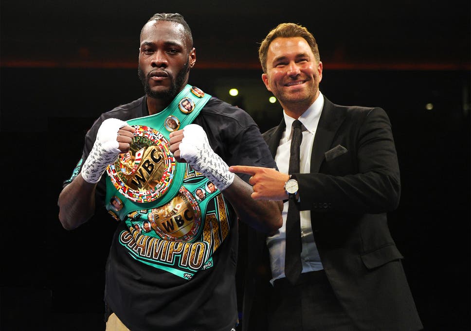 Image result for eddie hearn wilder