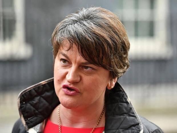 Former DUP leader Arlene Foster