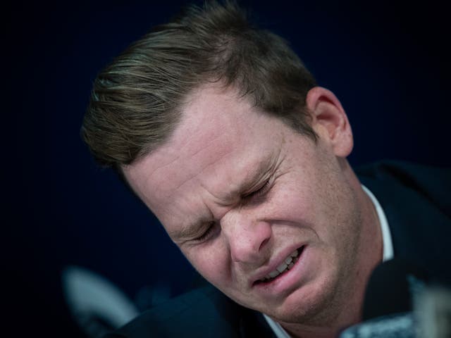 Steve Smith broke down in tears after apologising for the ball-tampering scandal
