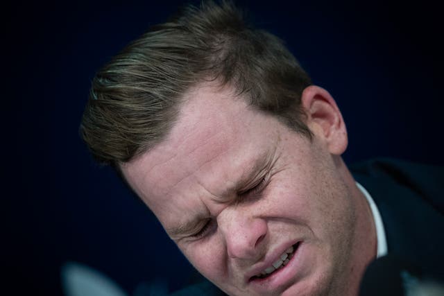 Steve Smith broke down in tears after apologising for the ball-tampering scandal
