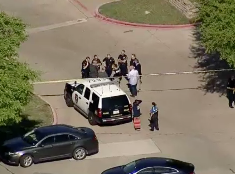 Police investigate a reported shooting in Plano, Texas