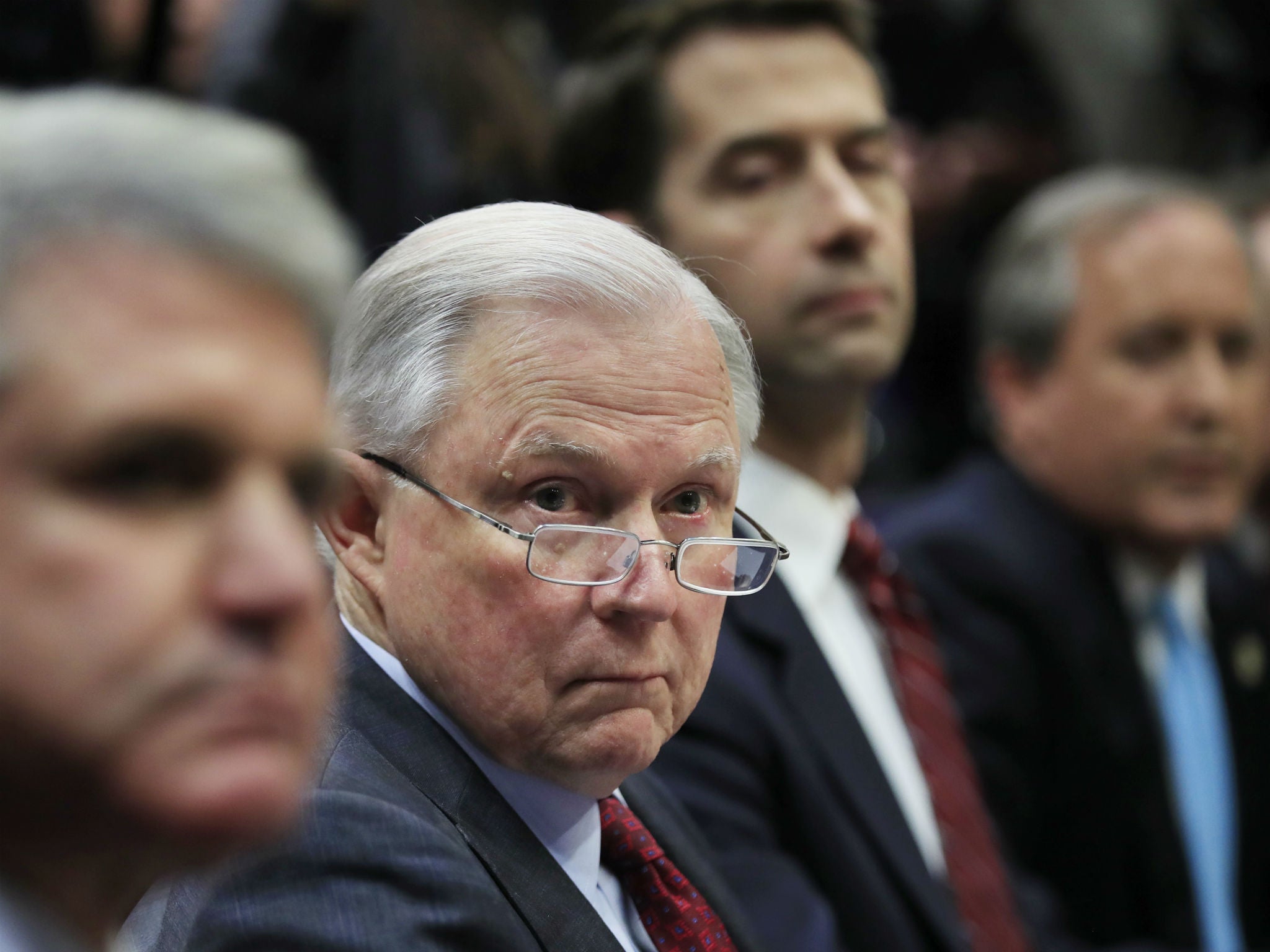 Jeff Sessions did not rule out the possibility that a deputy could recommend appointing a special counsel
