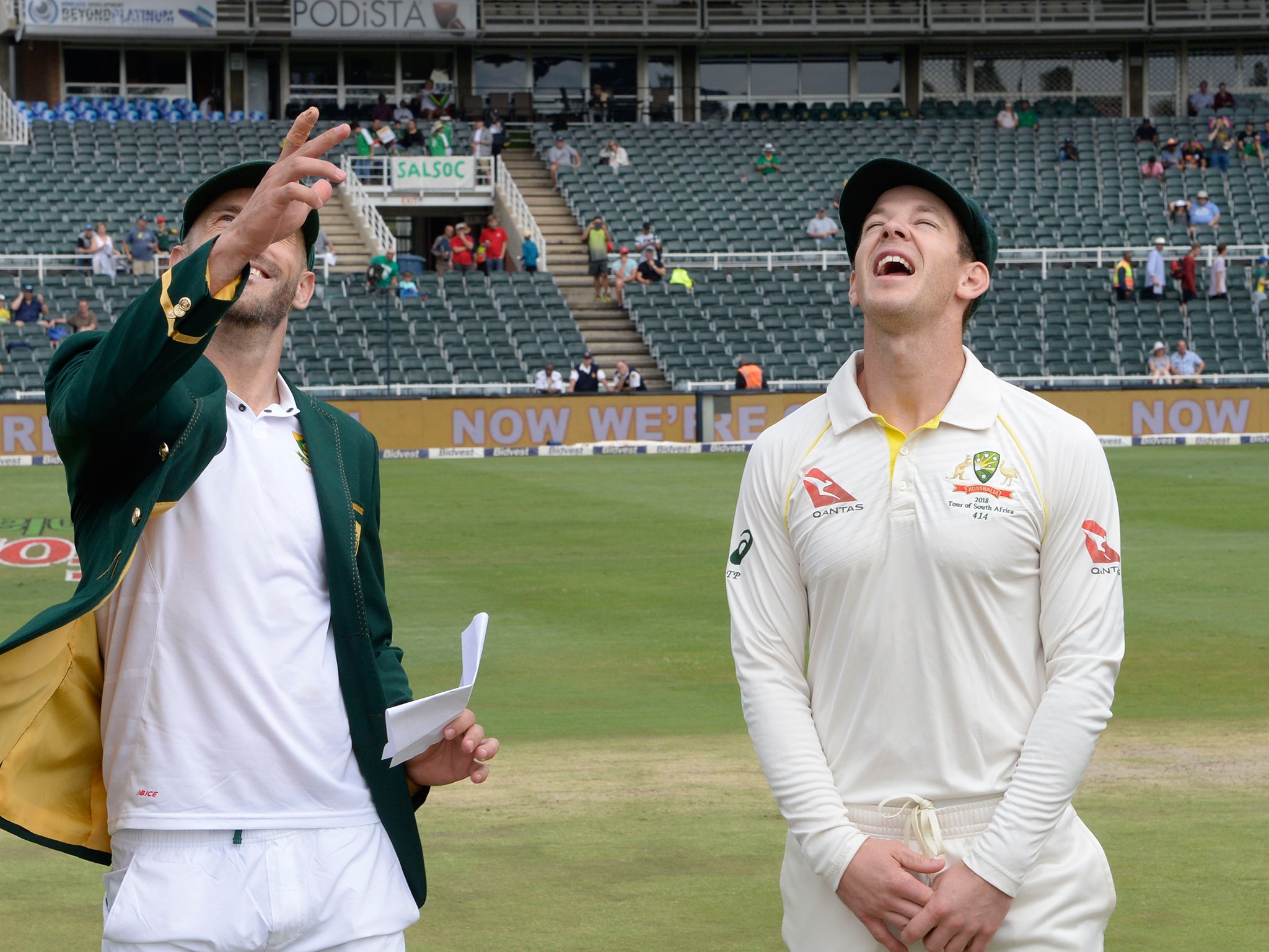 Tim Paine took over the captaincy in Steve Smith's absence