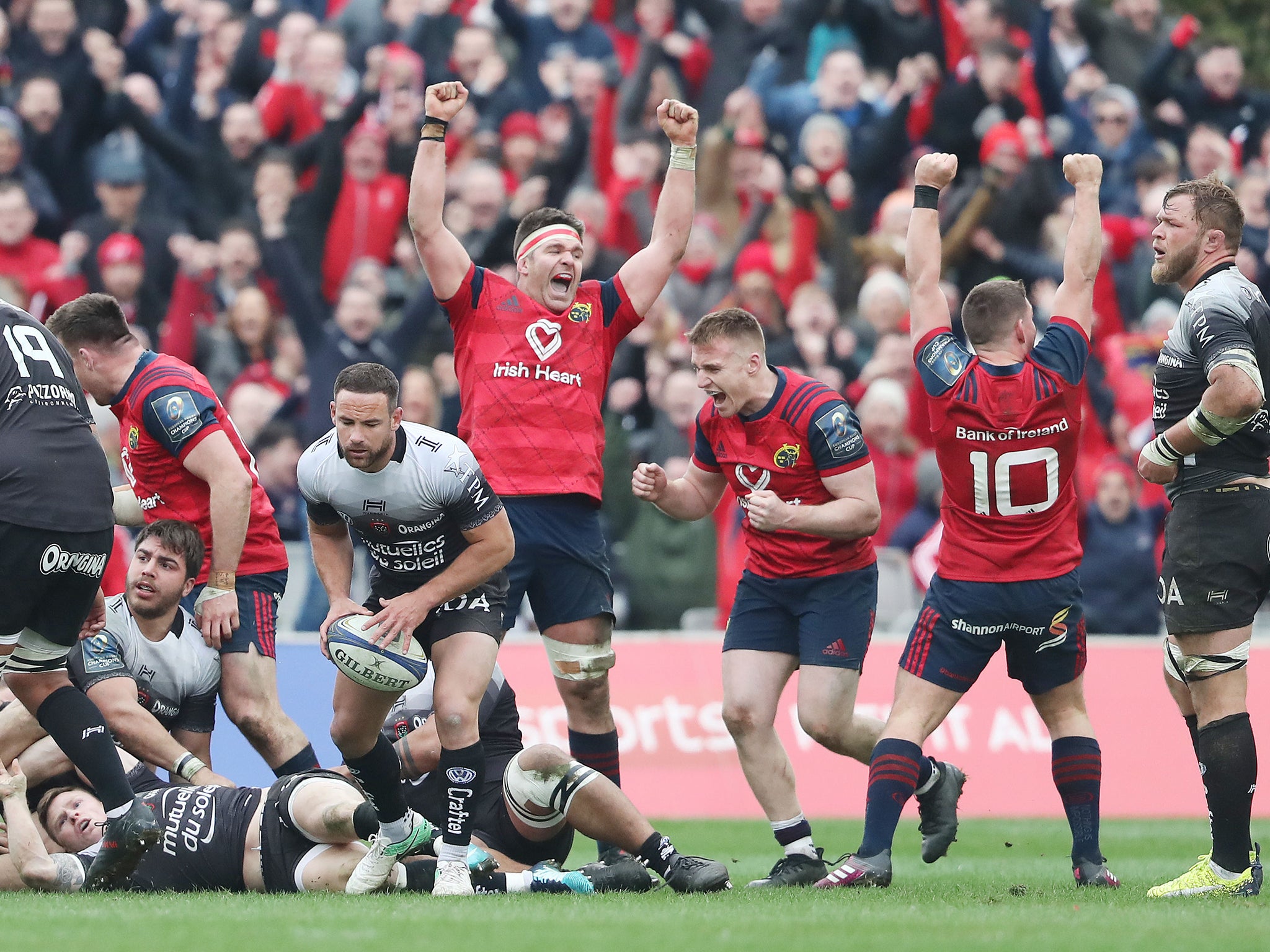 Munster will face either Clermont Auvergne or Racing 92 in the semi-finals