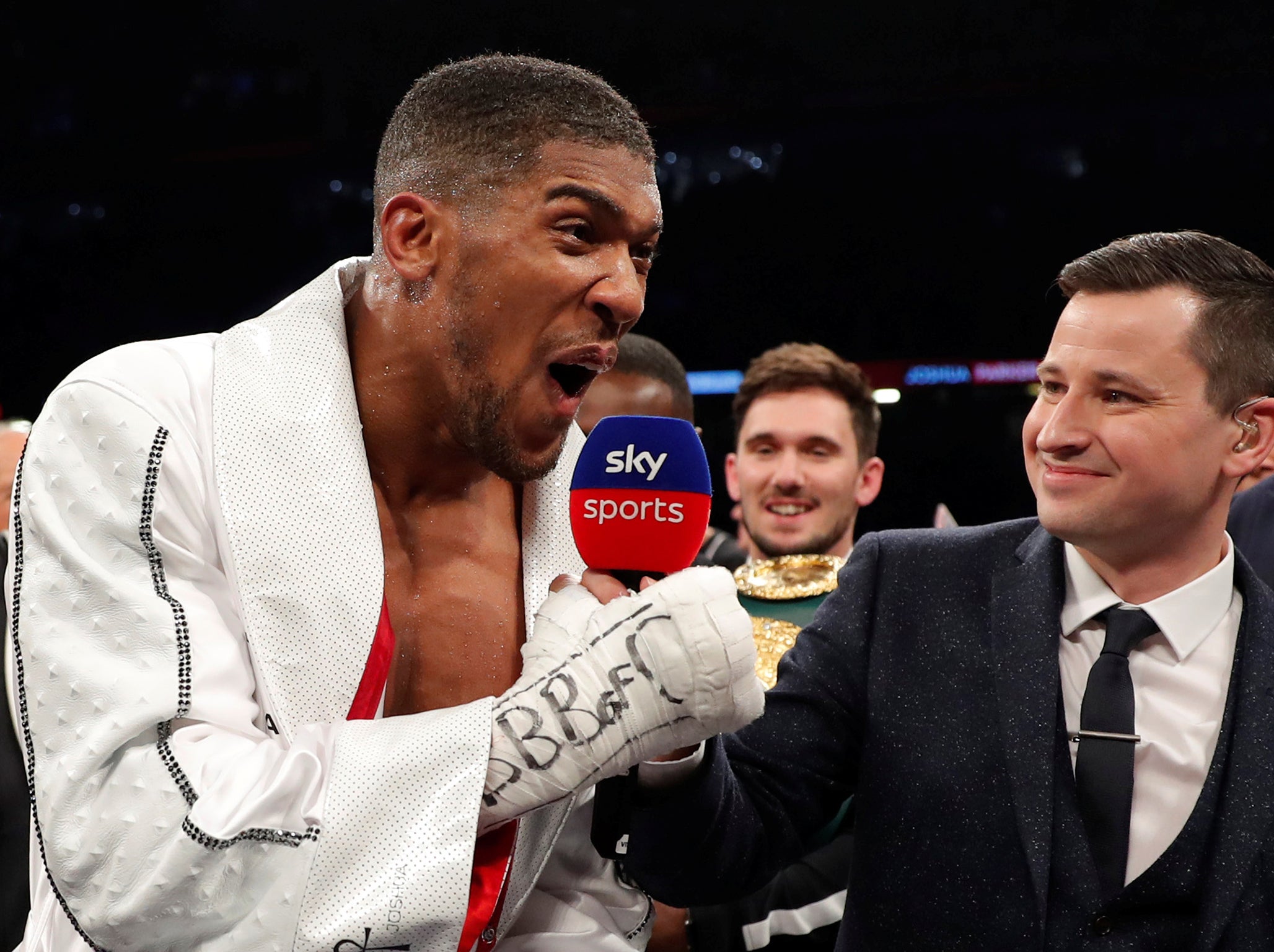 Anthony Joshua is determined to fight Deontay Wilder