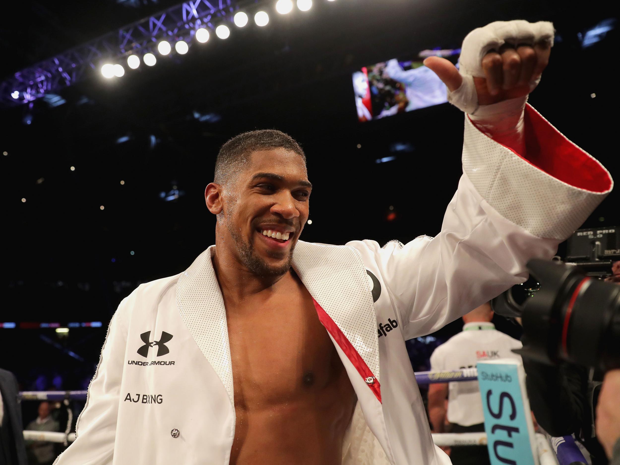 Joshua remains a huge favourite on home soil