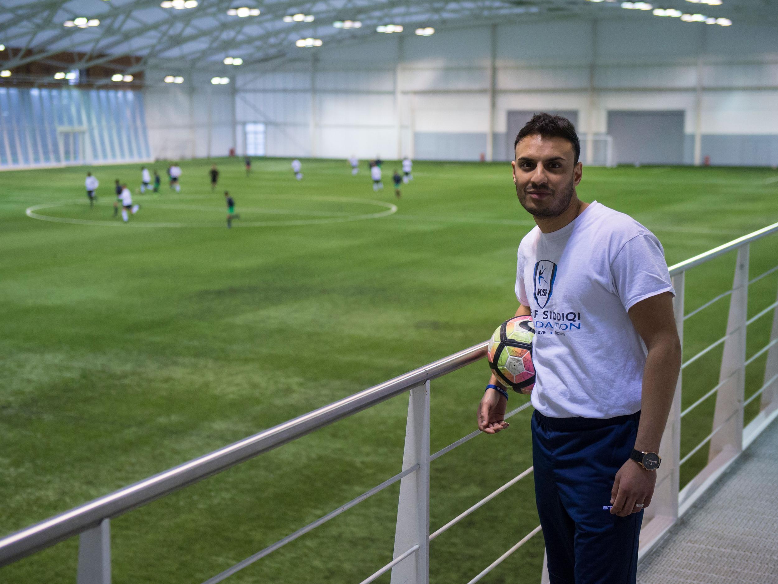 Siddiqi is working to break down the barriers for young players