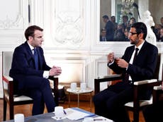 Google and Facebook could be dismantled, warns Macron