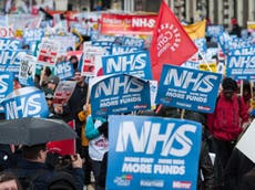 One million NHS staff to get first pay rise above 1% for eight years