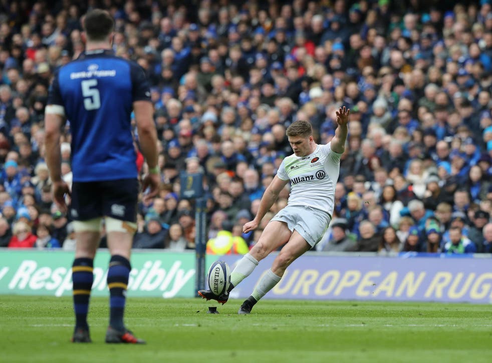 Leinster take on Saracens at the Aviva Stadium for a place in the Champions Cup semi-finals