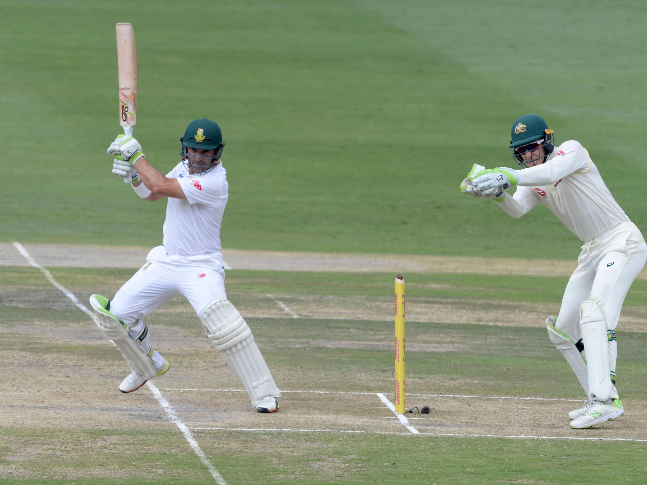 Elgar led from the front as South Africa looked to put the game out of sight