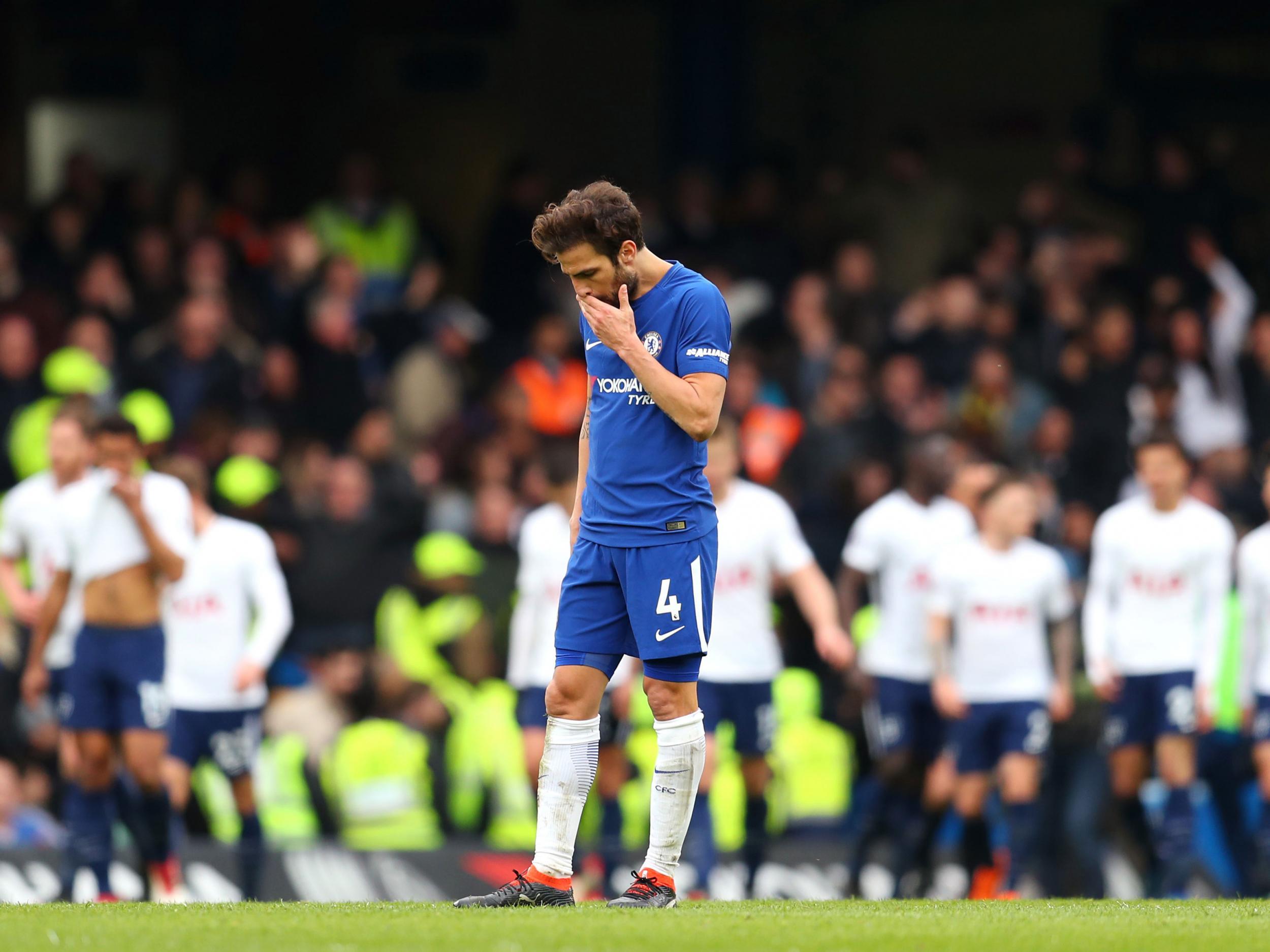Chelsea's hopes of making the top four now look bleak