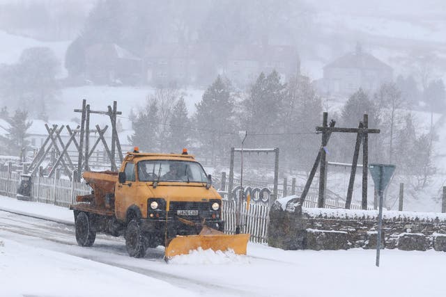 Large  swathes of the UK were blanketed in snow in late February and early March