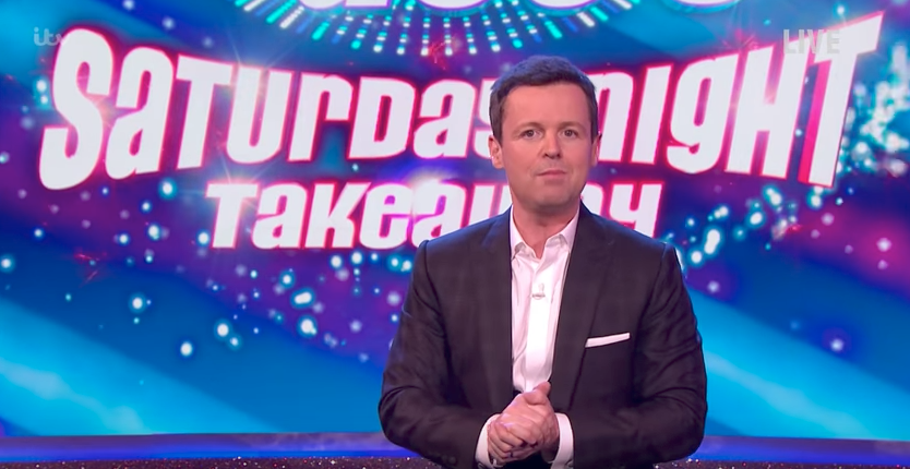 Declan Donnelly gave an emotional speech after his first solo hosting stint on Saturday Night Takeaway