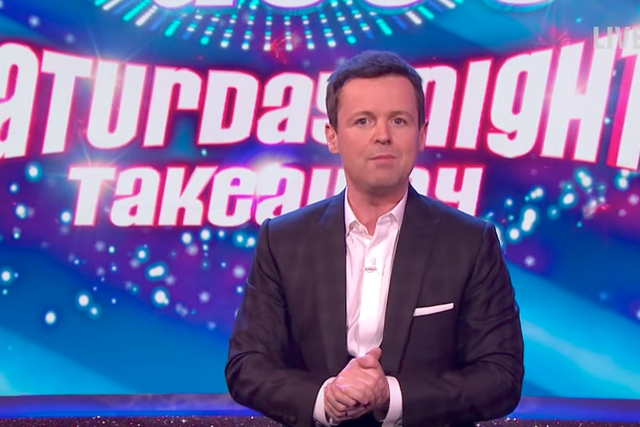 Declan Donnelly gave an emotional speech after his first solo hosting stint on Saturday Night Takeaway