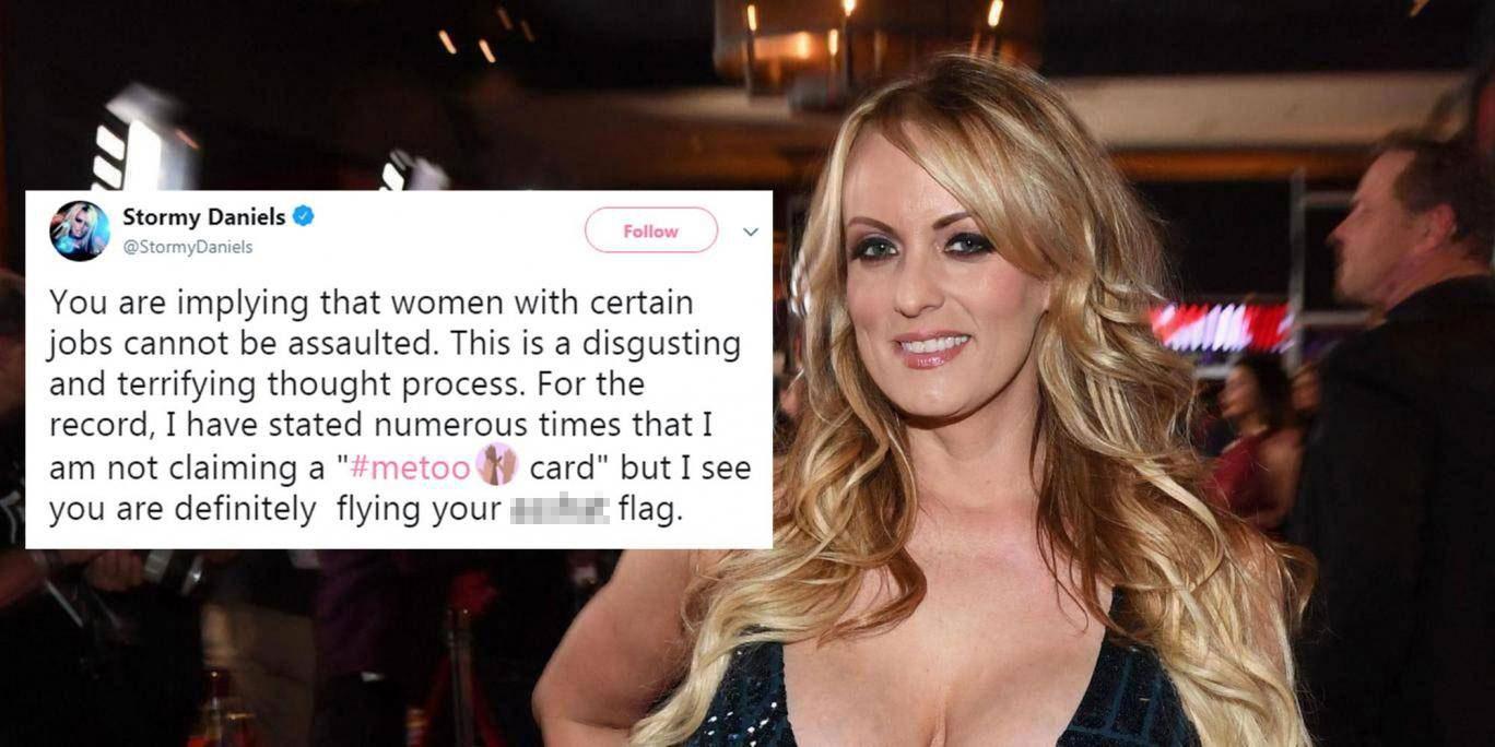A Troll Suggested Porn Stars Cant Be Assaulted And Stormy Daniels Had