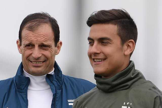 Allegri tipped Paulo Dybala to shine against Real